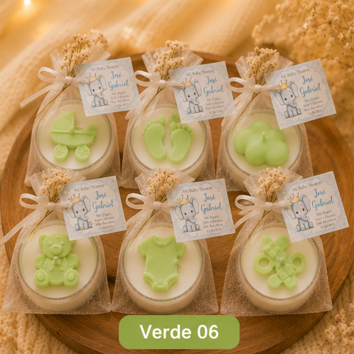 Velas Para  Recuerditos De Baby Shower