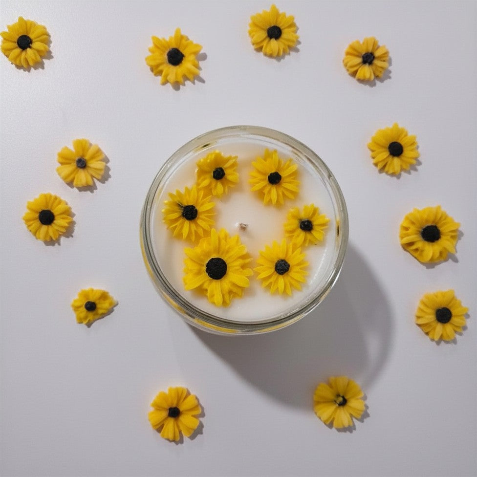 Vela Aromática De Girasol