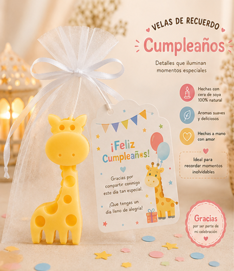 Velas Para  Recuerditos De Cumpleaños