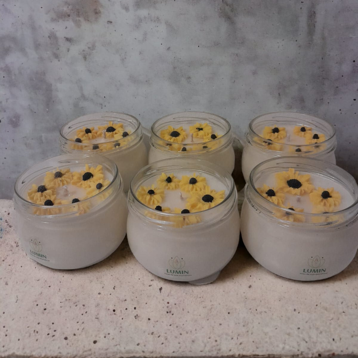 Vela Aromática De Girasol