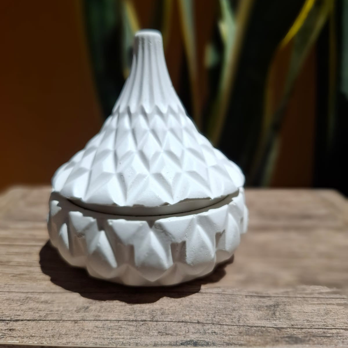 Vela Cerámica Aromática  Lirios