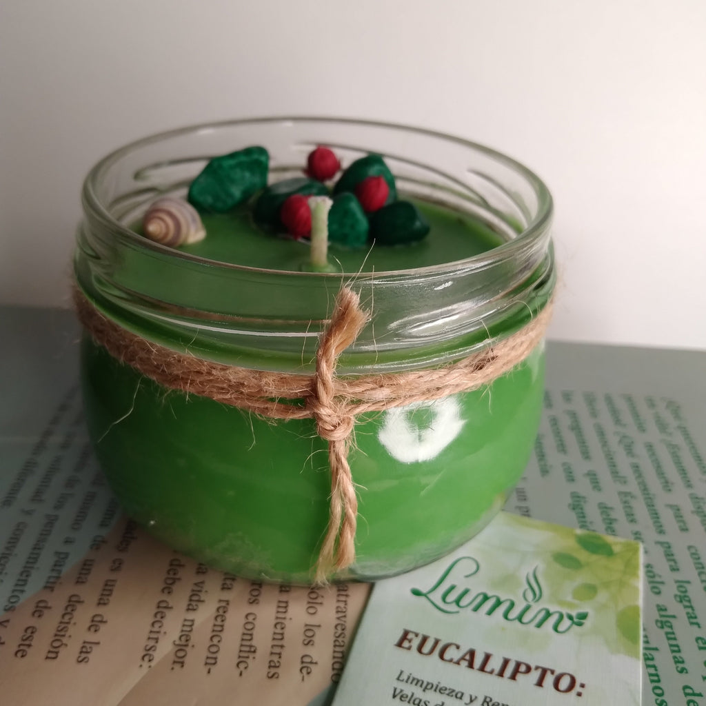 Vela Aromática De  Eucalipto