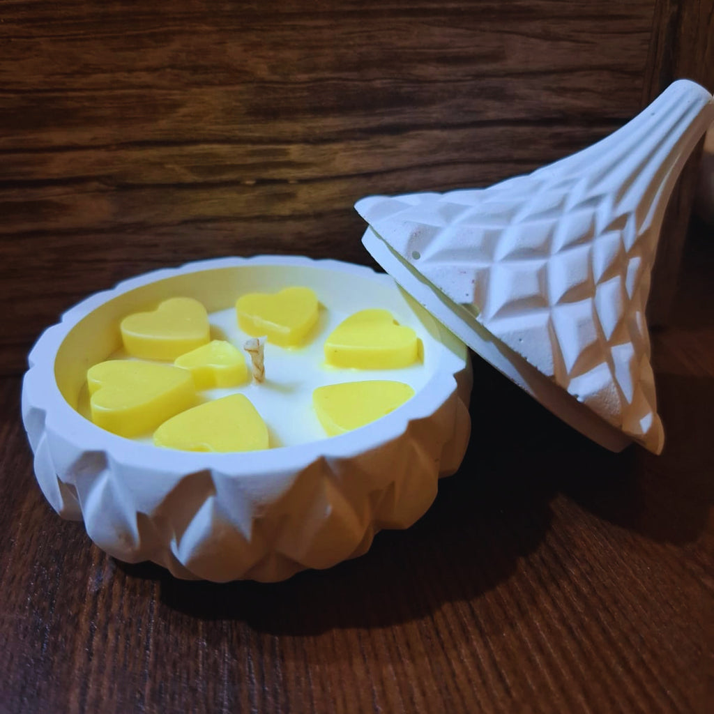Vela Cerámica Aromática  Lirios