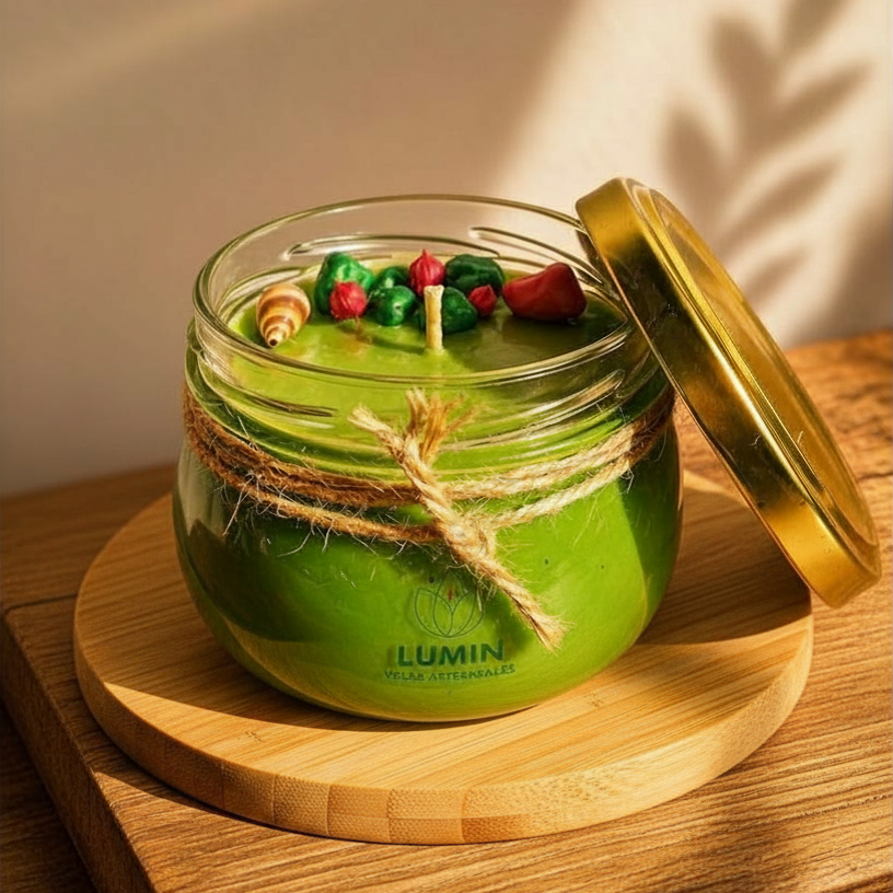 Vela Aromática De  Eucalipto