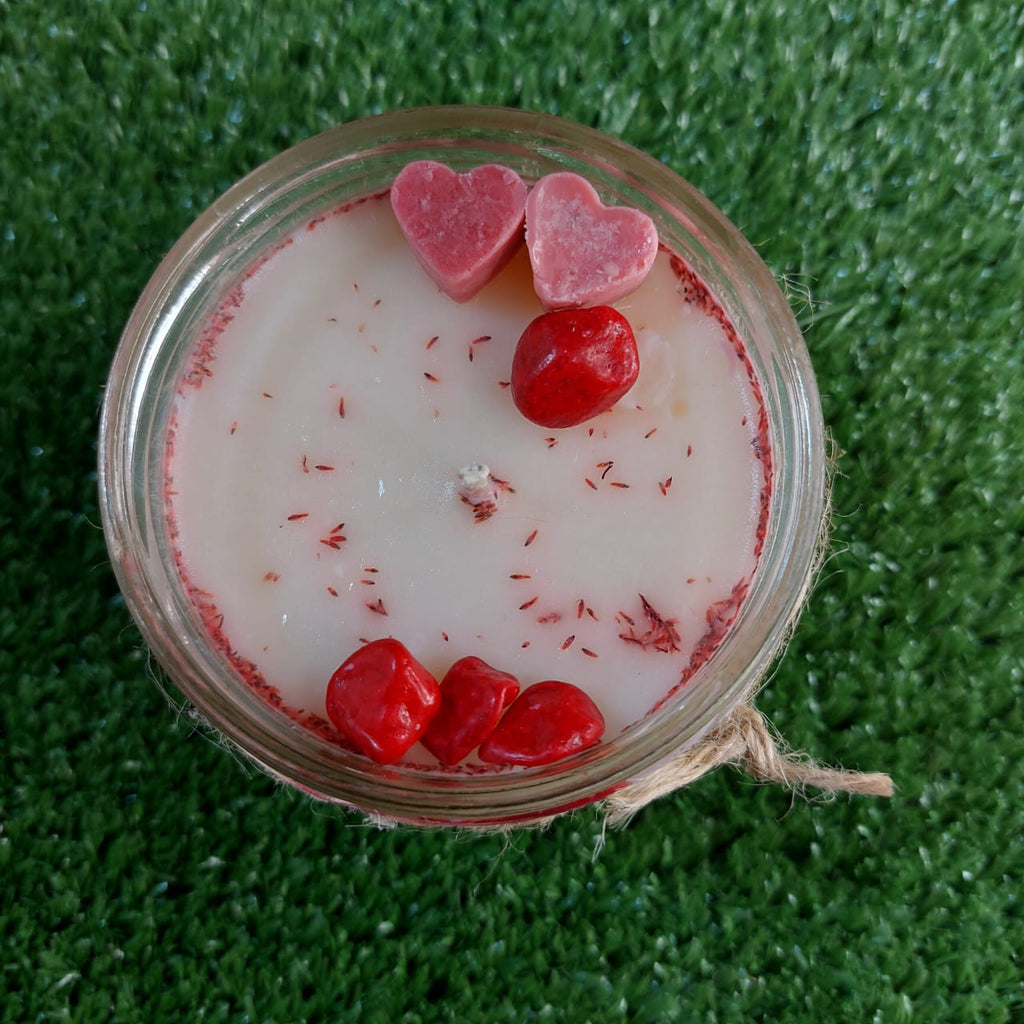 Vela Aromática De Vainilla Y Romero