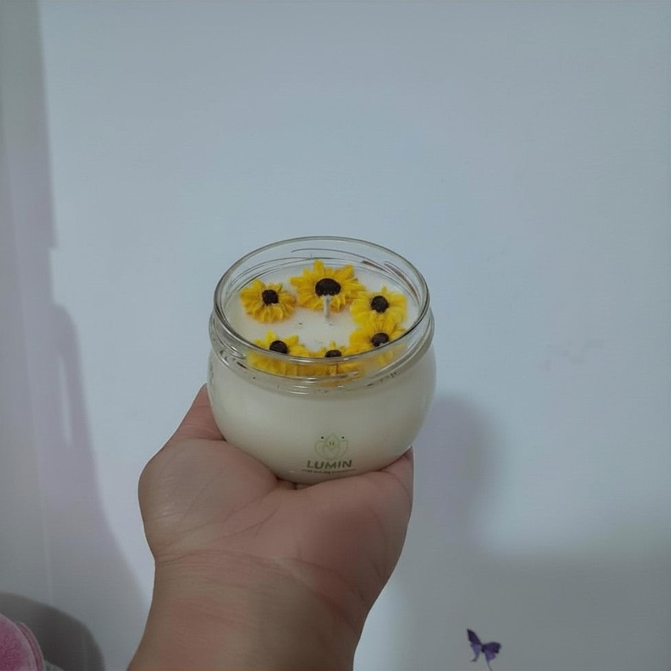 Vela Aromática De Girasol