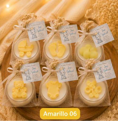 Velas Para  Recuerditos De Baby Shower