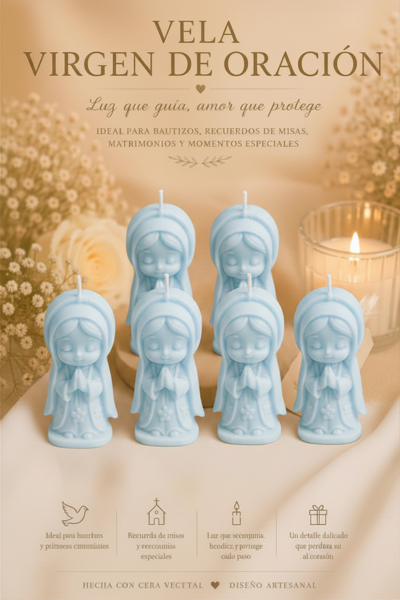 Velas Para  Recuerditos De Misas