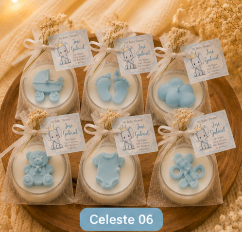 Velas Para  Recuerditos De Baby Shower