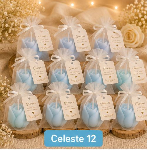 Velas Para  Recuerditos De Bautizos