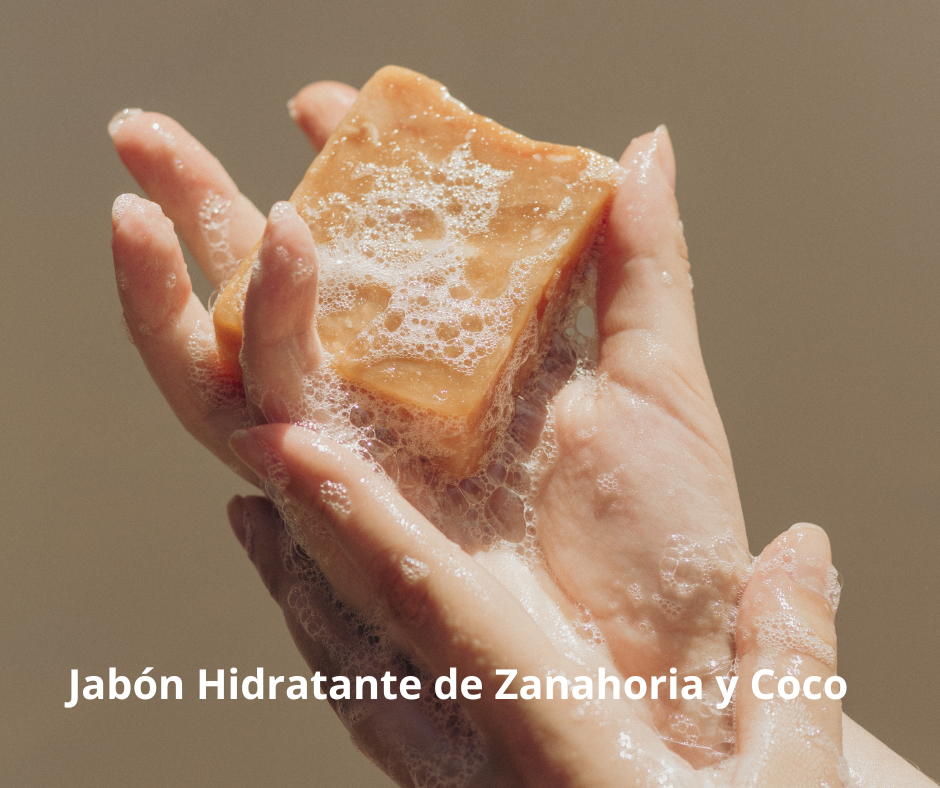 Jabón Hidratante de Zanahoria y Coco