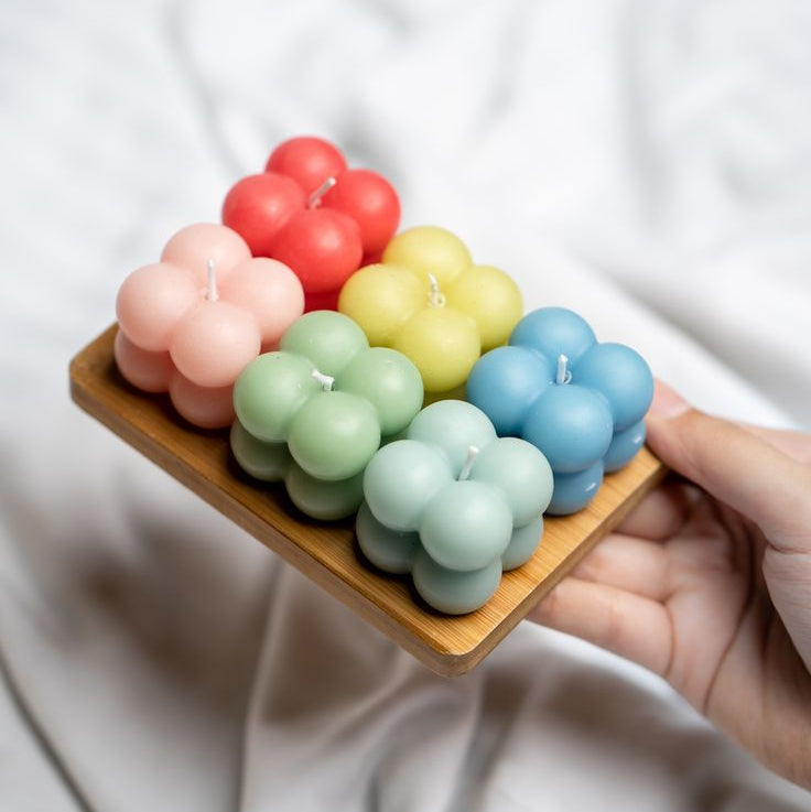 Velitas Aromáticas Mini Burbujas