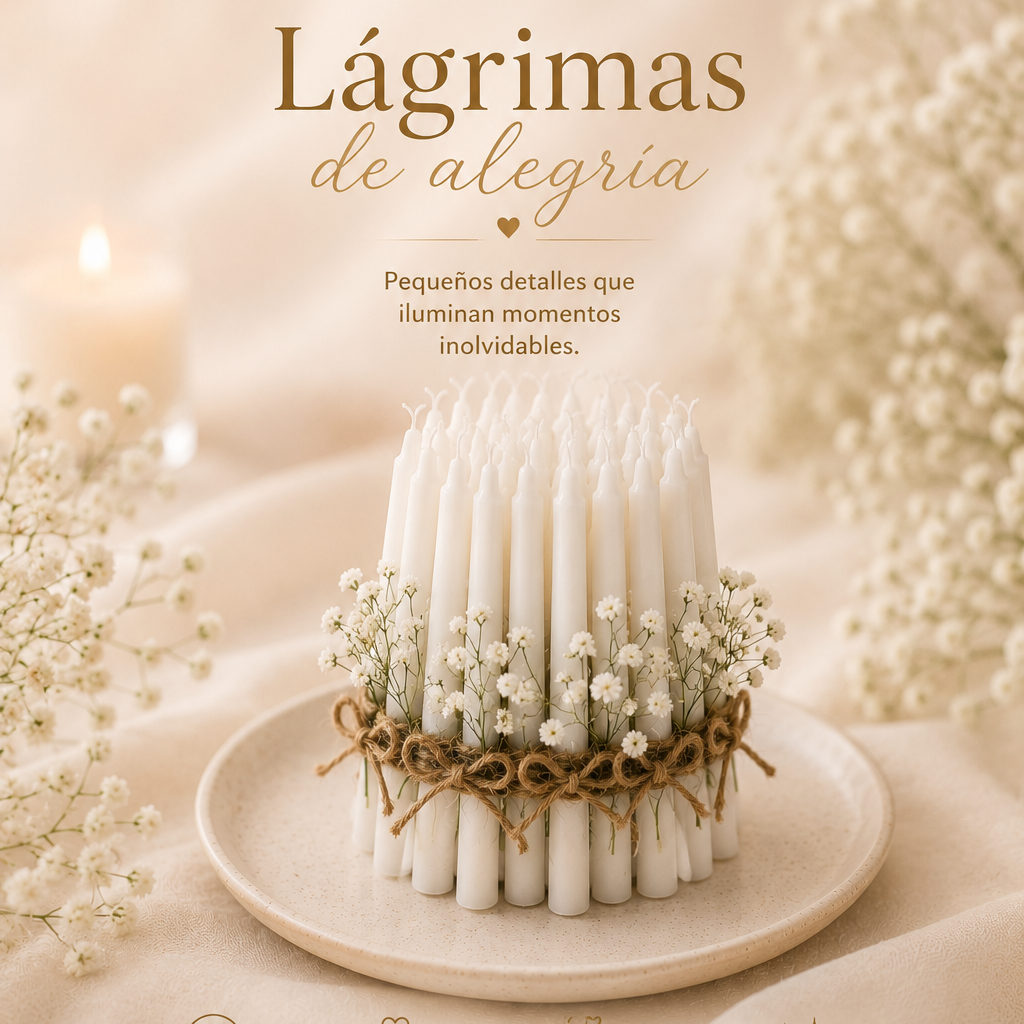 Velas Para Recuerditos De Primera Comunión y Confirmación
