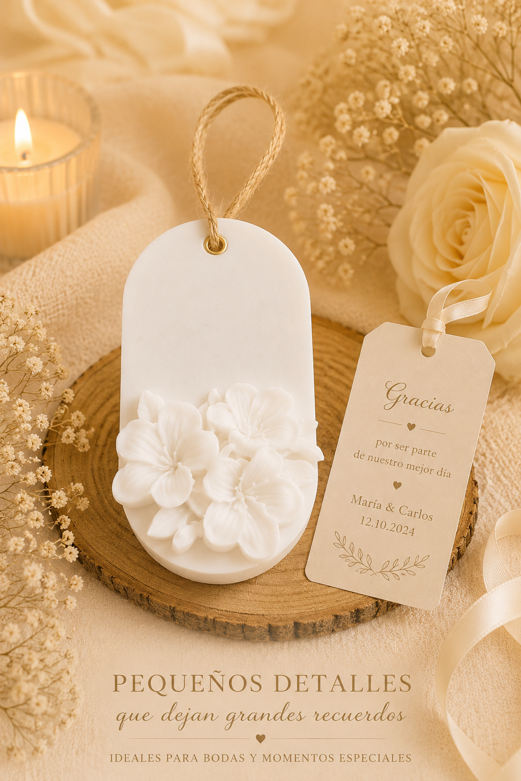 Velas Para  Recuerditos De Bodas