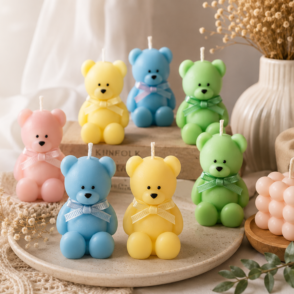 Velitas  Aromática Pack de 12 Velas Osito