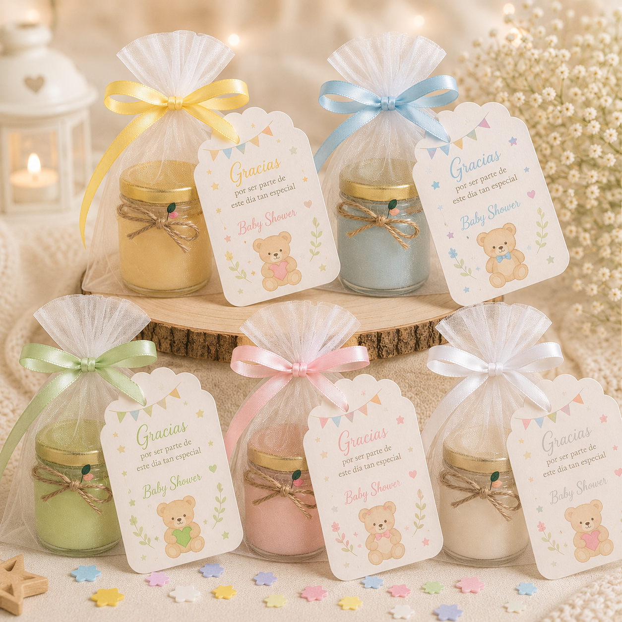 Velas Para  Recuerditos De Baby Shower