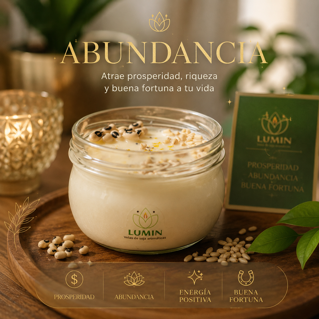 Vela Aromática De  Abundancia