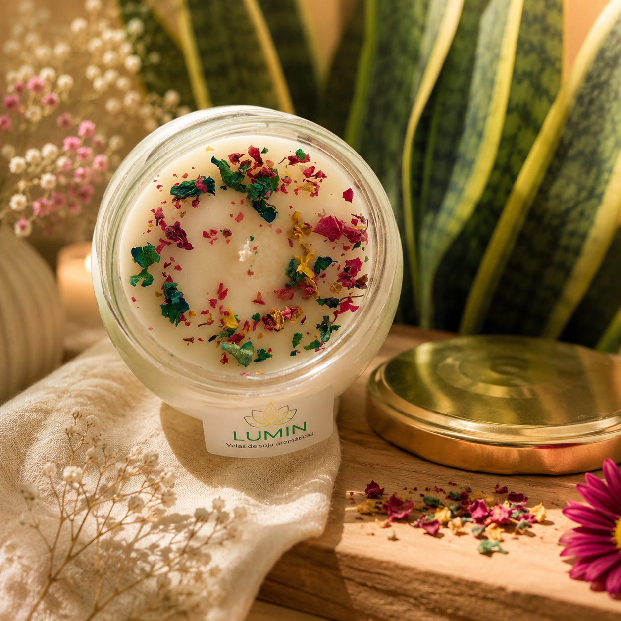 Vela Aromática Floral