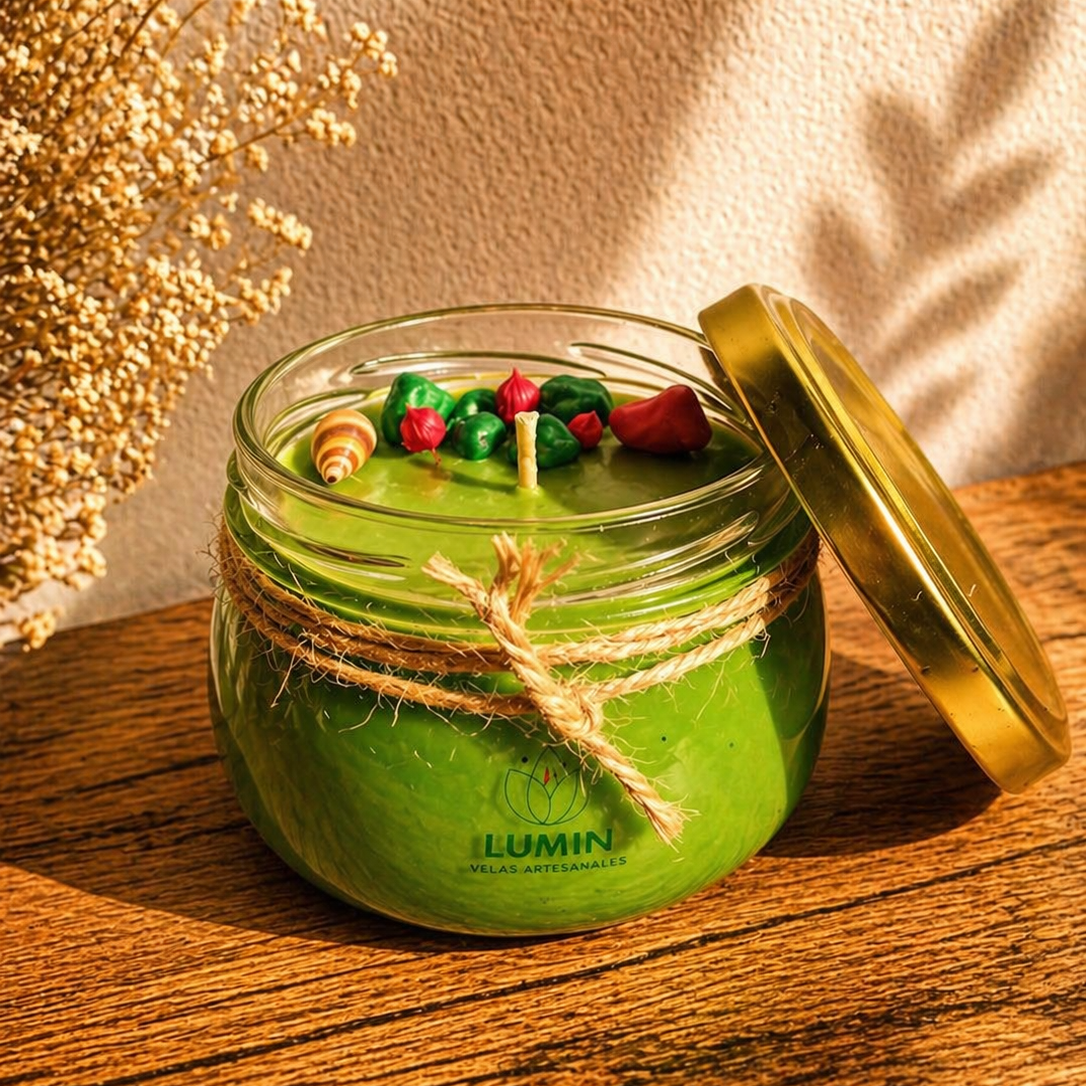 Vela Aromática De  Eucalipto