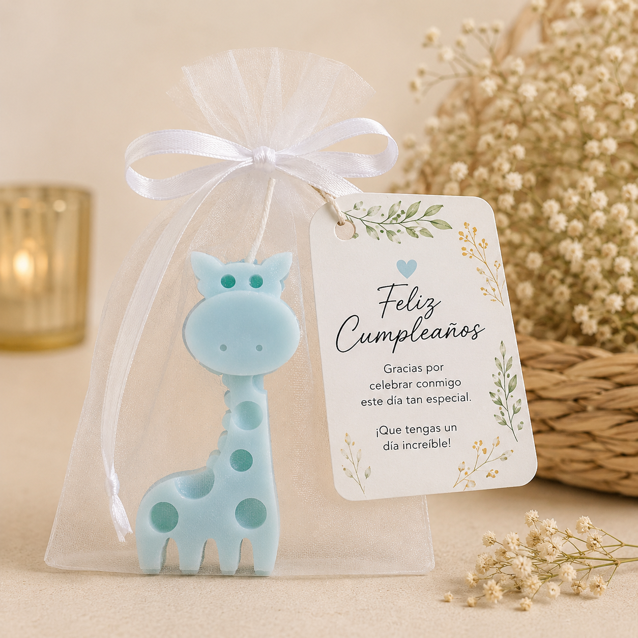 Velas Para  Recuerditos De Baby Shower