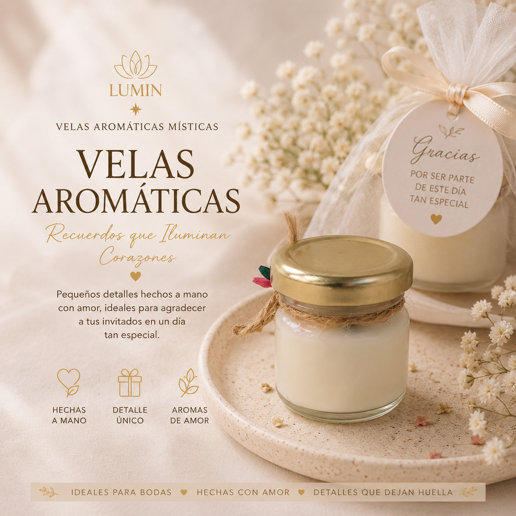 Velas Para  Recuerditos De Bodas
