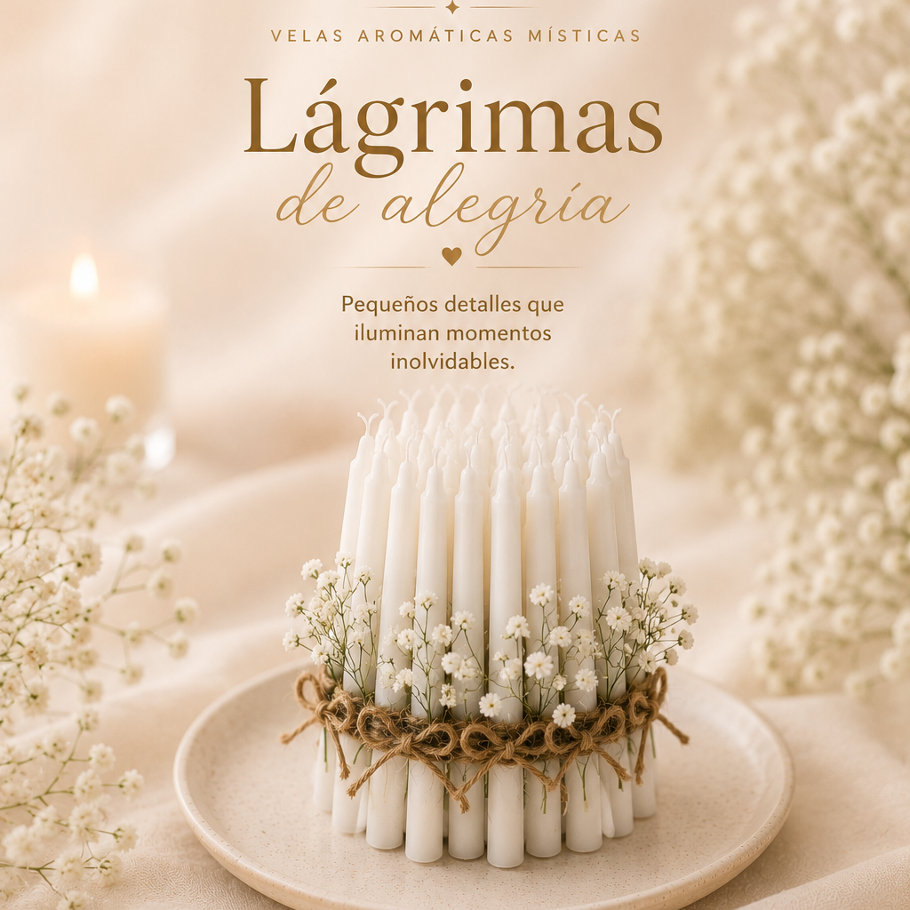 Velitas Aromática Lagrimas De Alegría