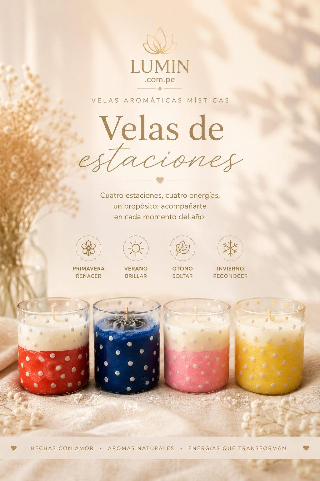 Vela Aromática De Estaciones