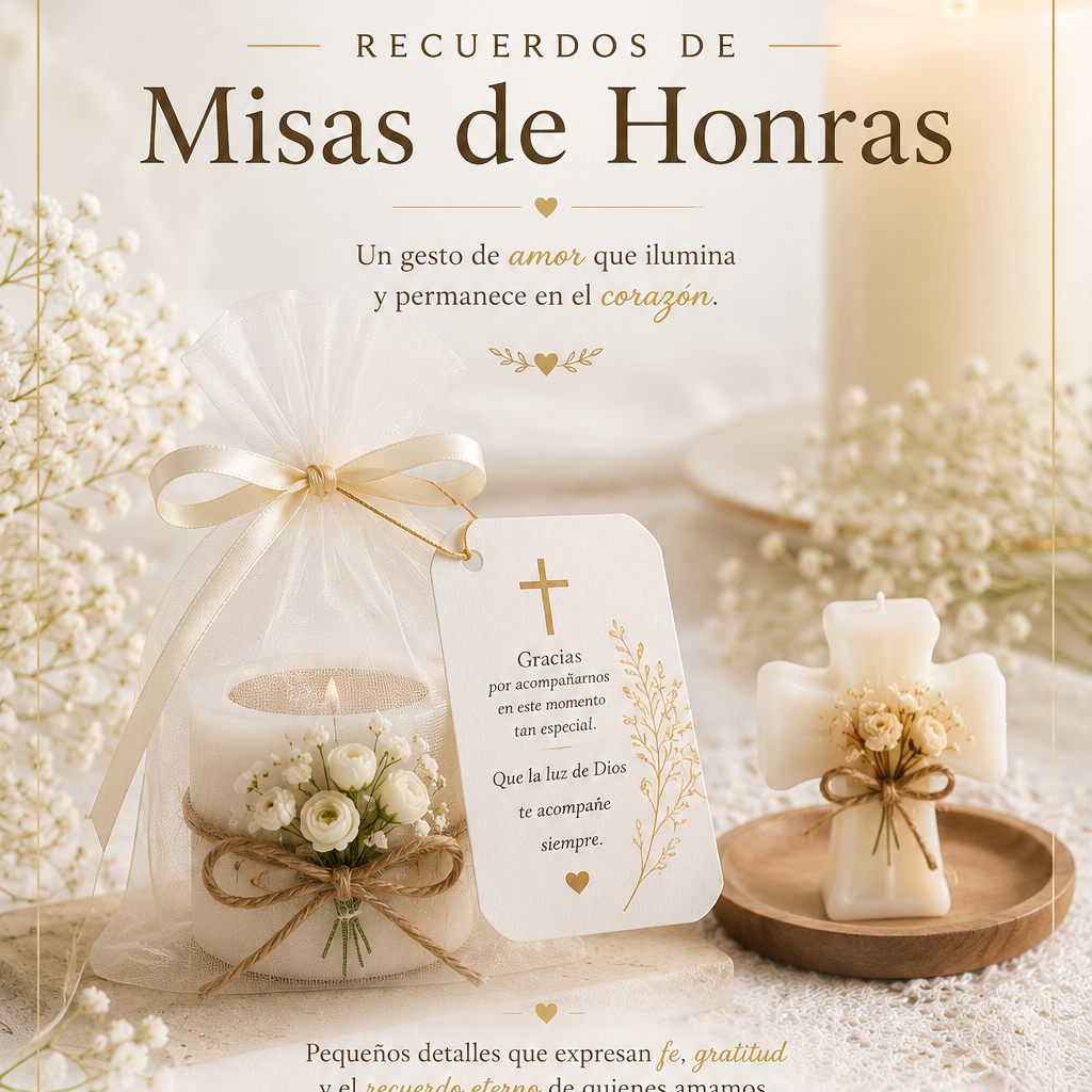 Velas Para  Recuerditos De Misas