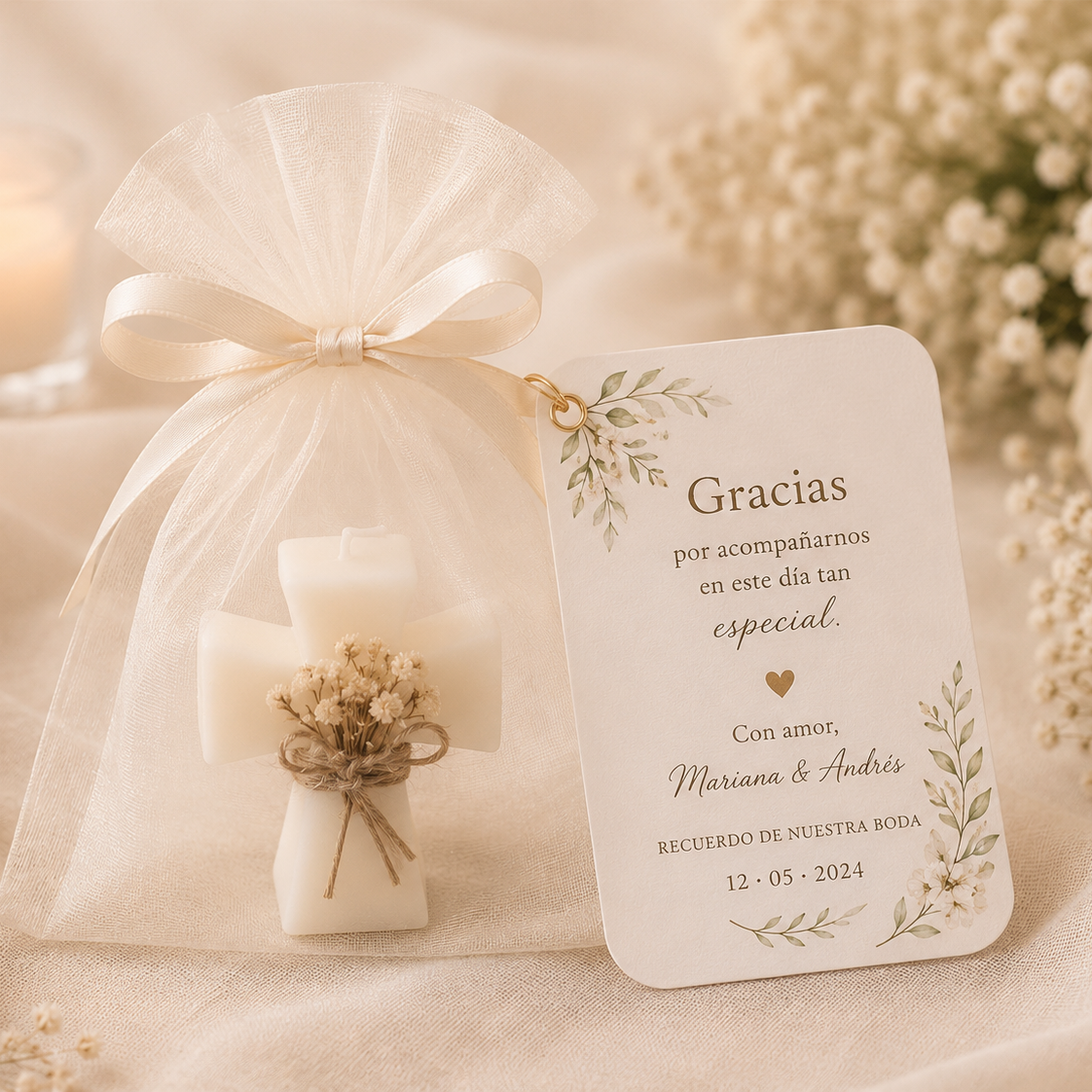 Velas Para Recuerditos De Primera Comunión y Confirmación