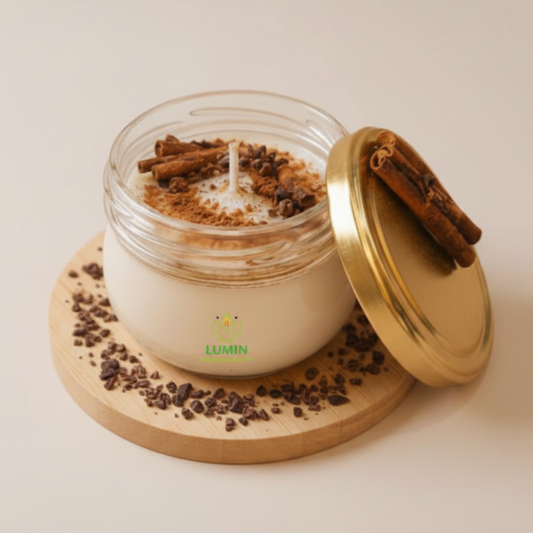 Vela Aromática De  Canela Y Manzana