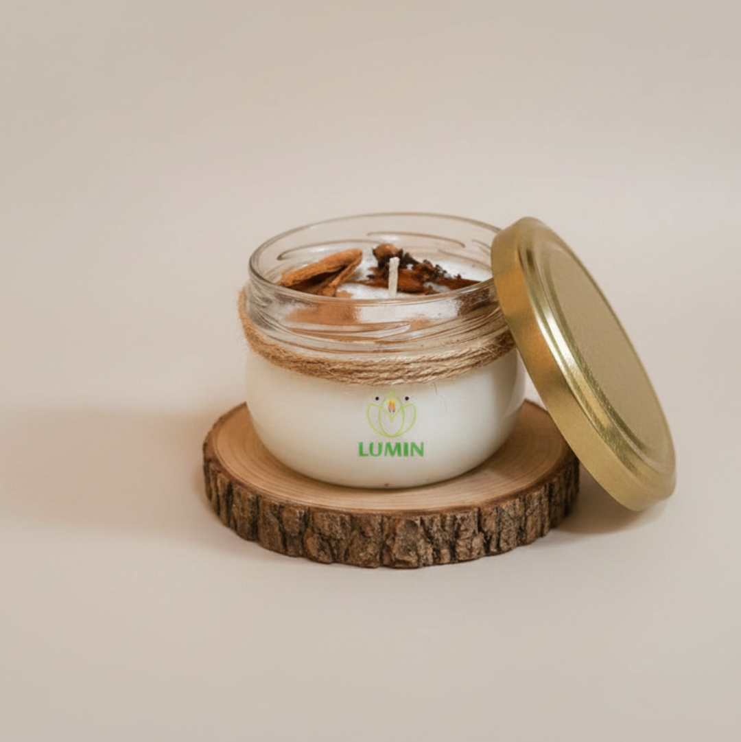 Vela Aromática De  Canela Y Manzana