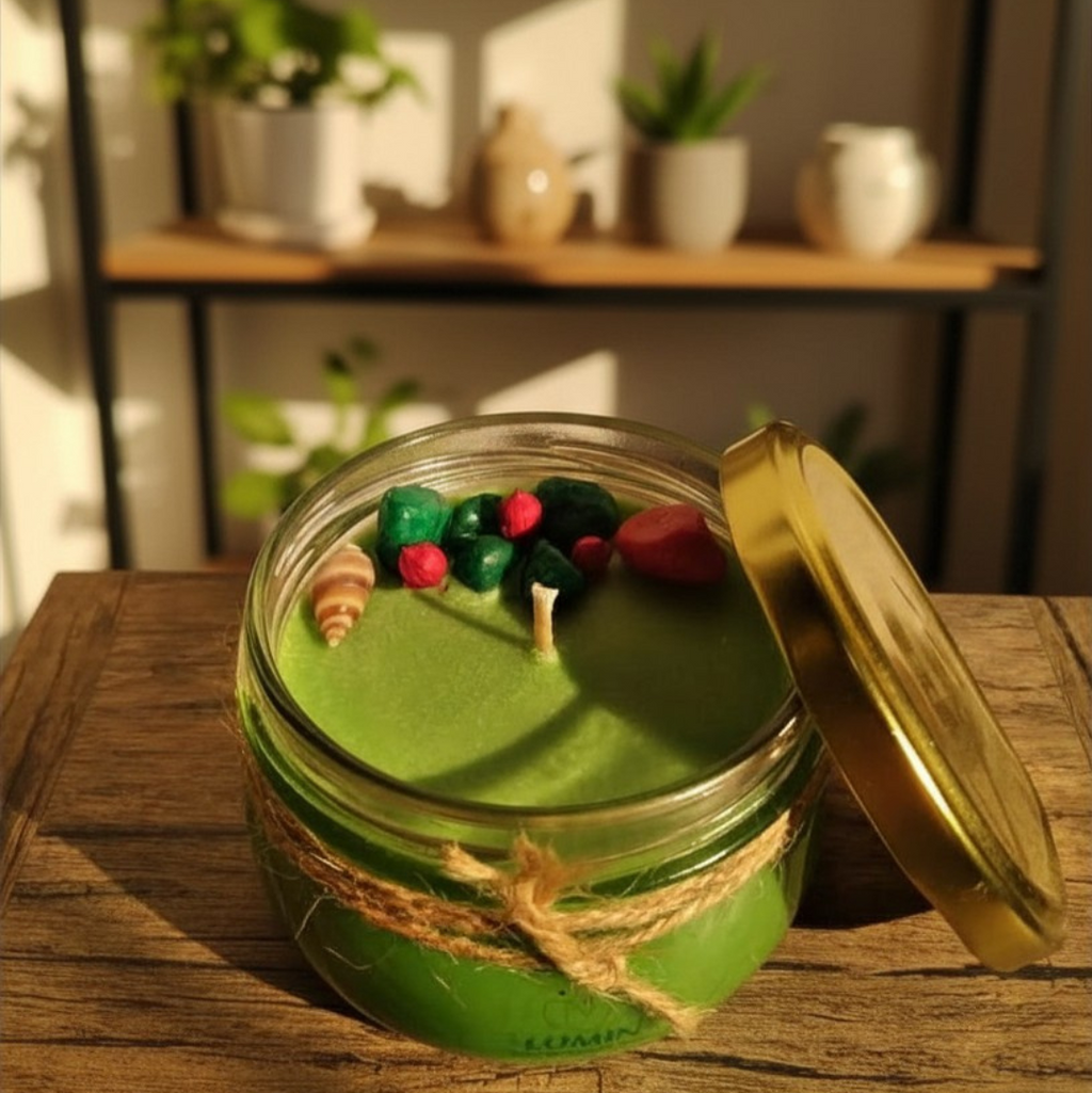 Vela Aromática De  Eucalipto