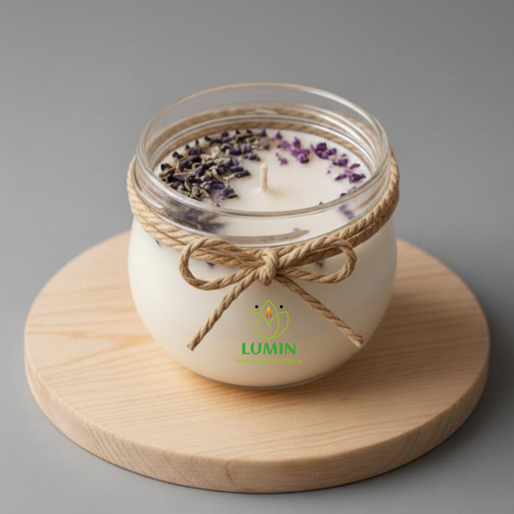 Vela Aromática De Lavanda