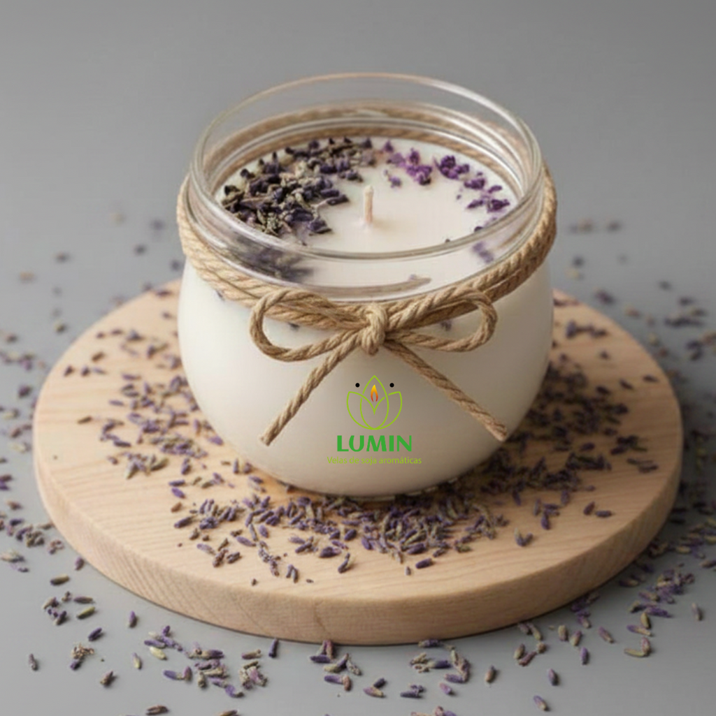 Vela Aromática De Lavanda