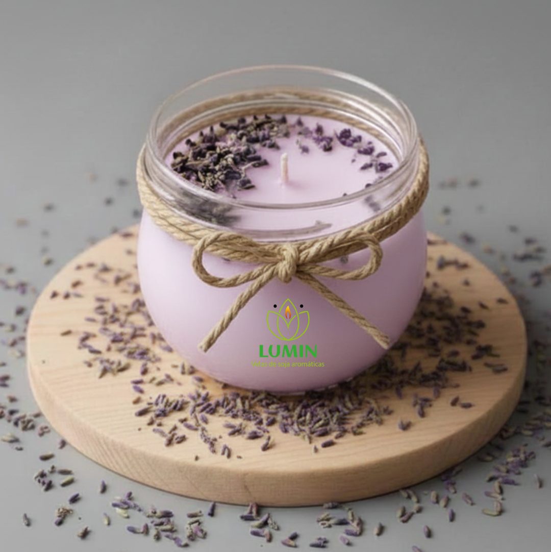 Vela Aromática De Lavanda