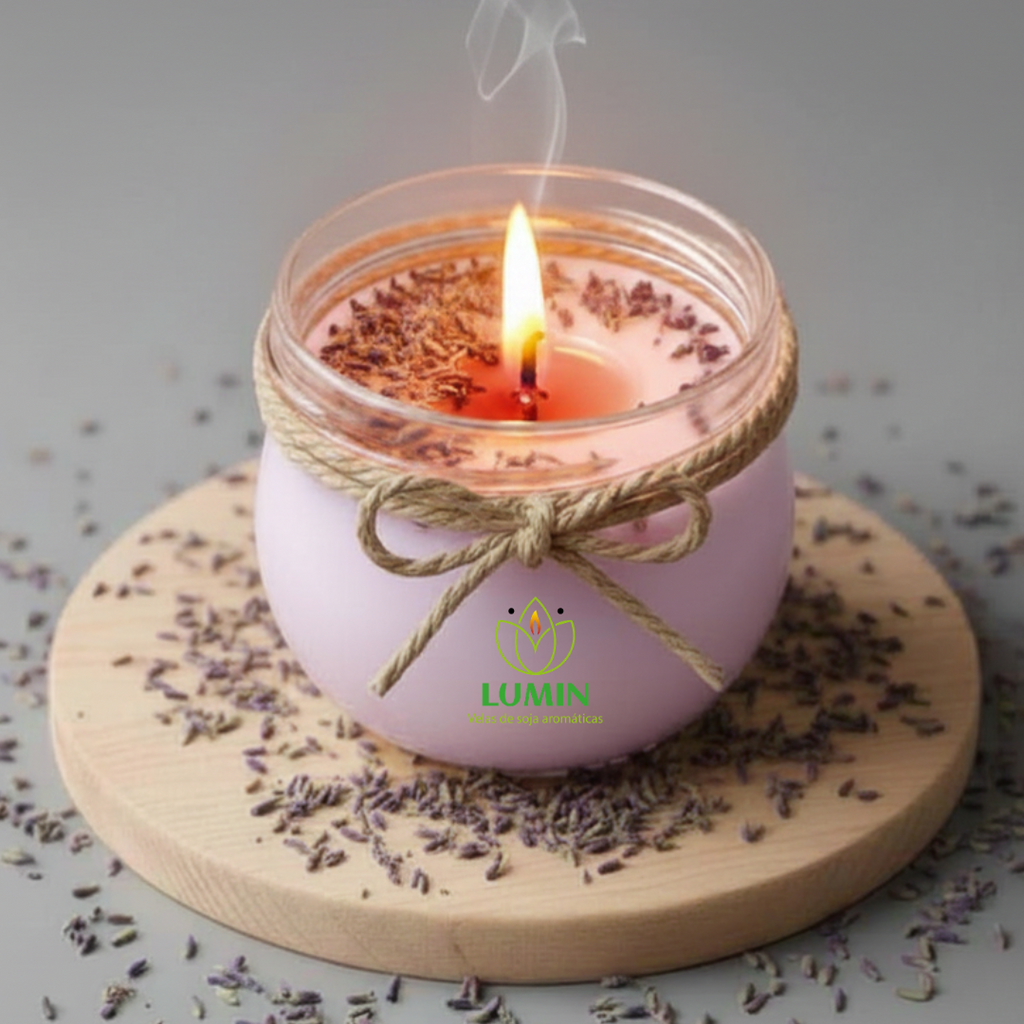 Vela Aromática De Lavanda