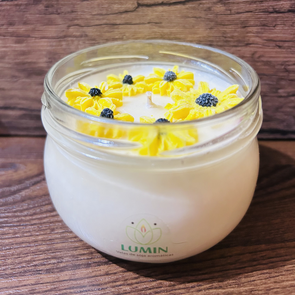 Vela Aromática De Girasol
