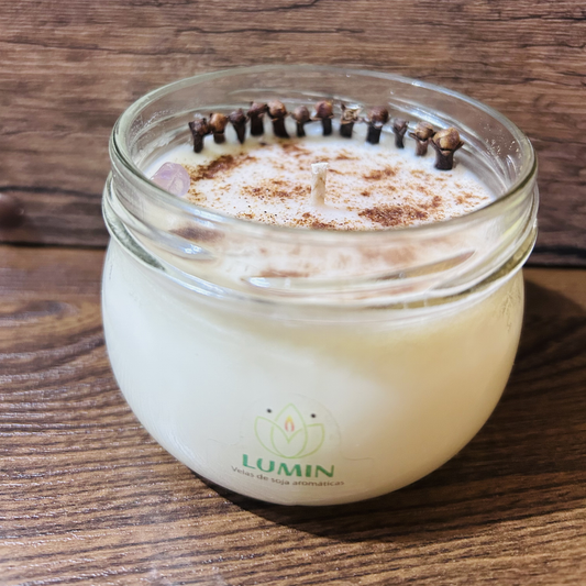 Vela Aromática De  Canela Y Manzana