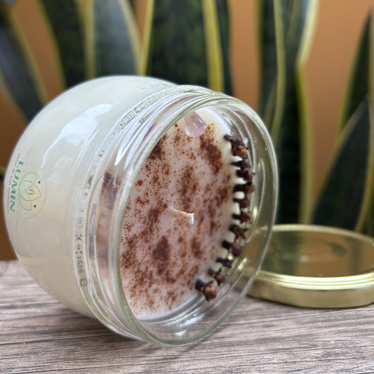 Vela Aromática De  Canela Y Manzana