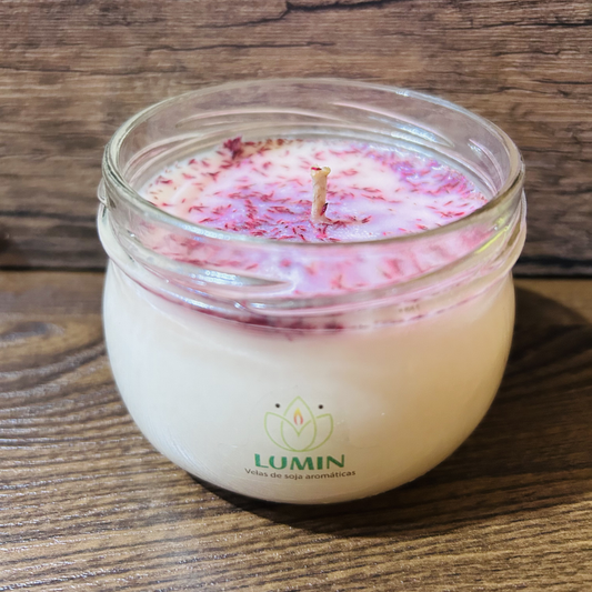 Vela Aromática De Vainilla Y Romero