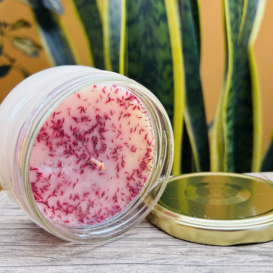 Vela Aromática De Vainilla Y Romero