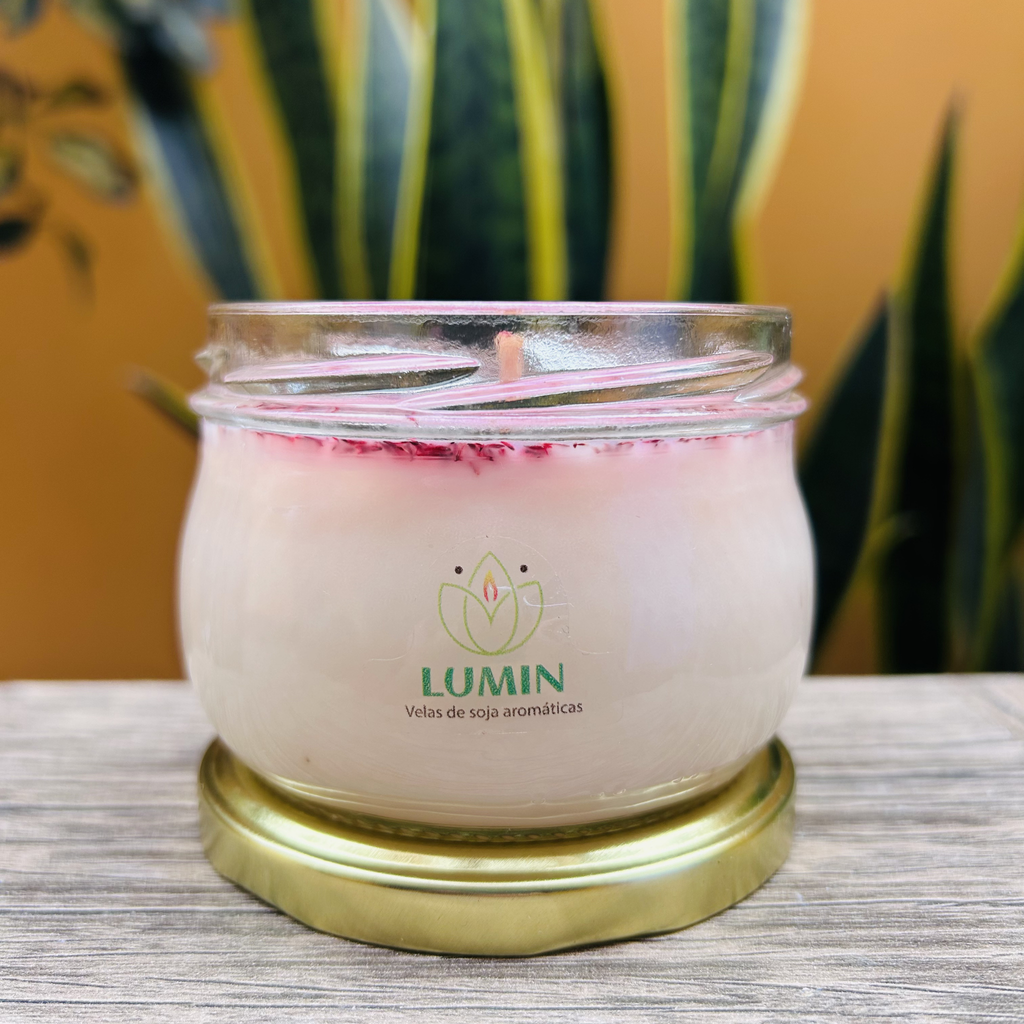 Vela Aromática De Vainilla Y Romero