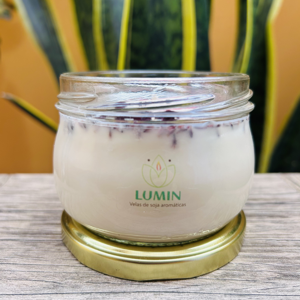 Vela Aromática De Lavanda