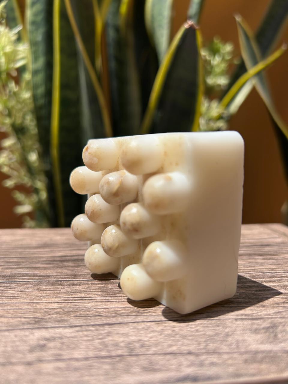 Jabón Exfoliante de Arroz con Avena y Maracuyá