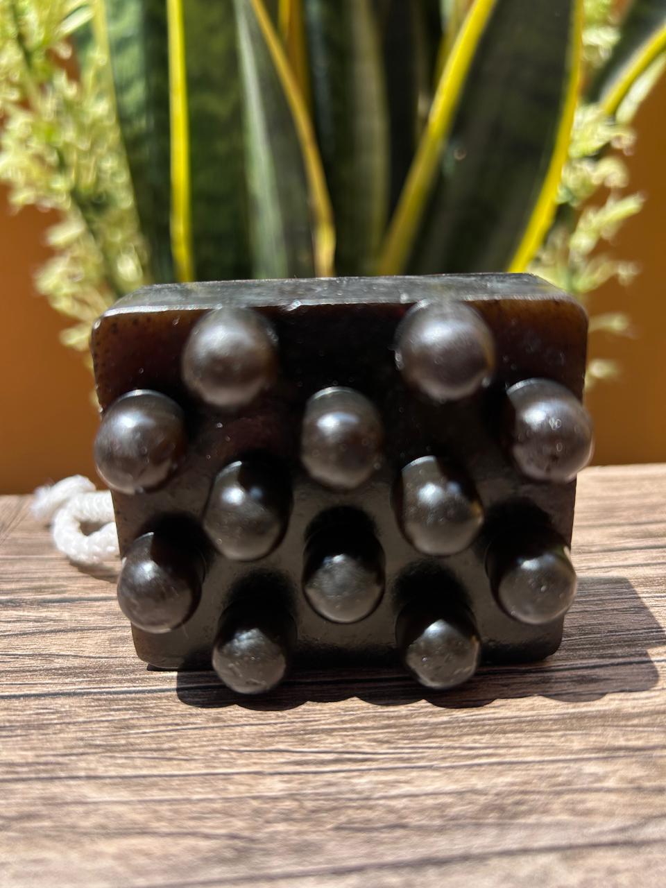 Jabón Exfoliante de Café y Cacao con Aceite de Mandarina