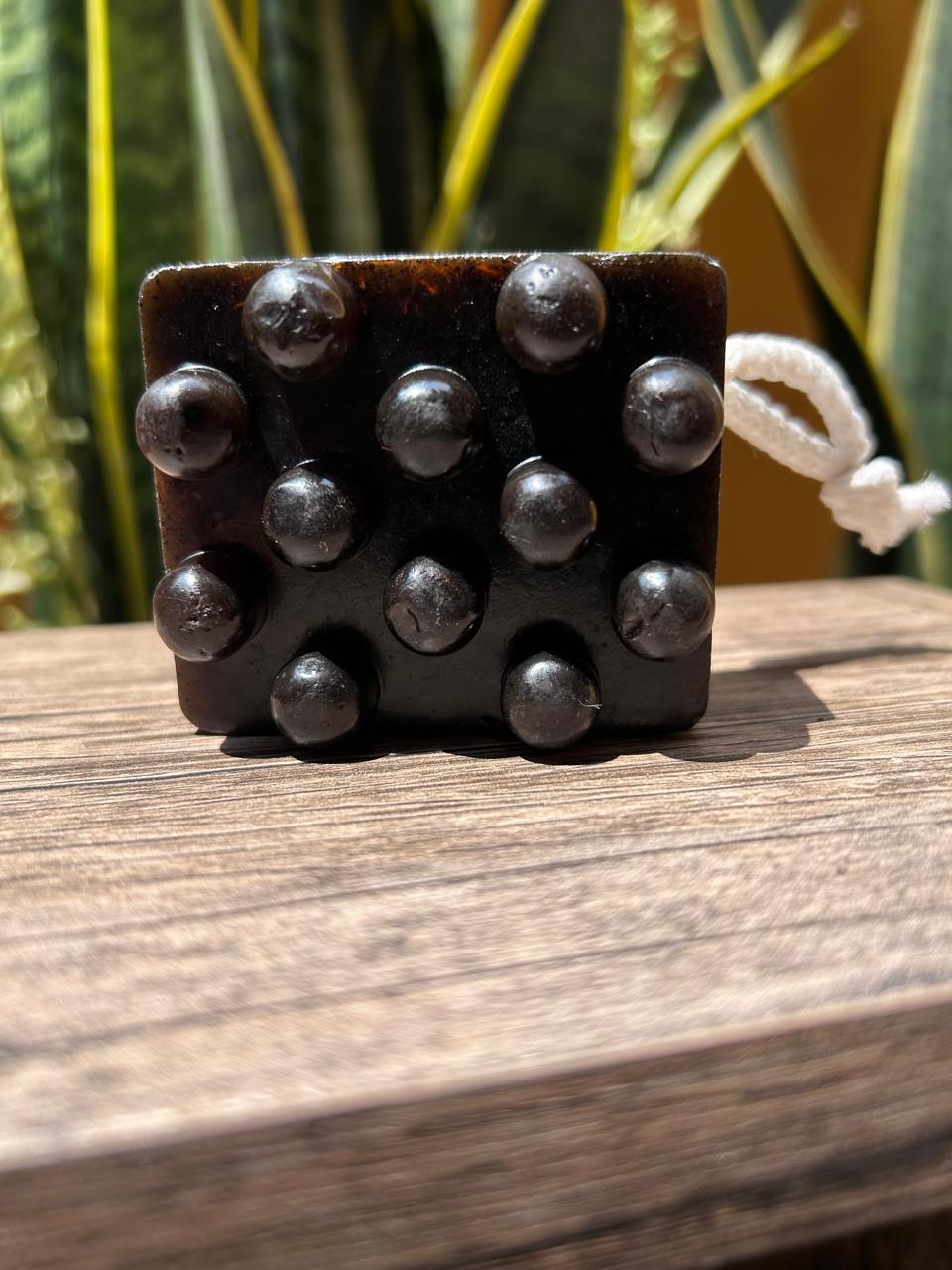 Jabón Exfoliante de Café y Cacao con Aceite de Mandarina