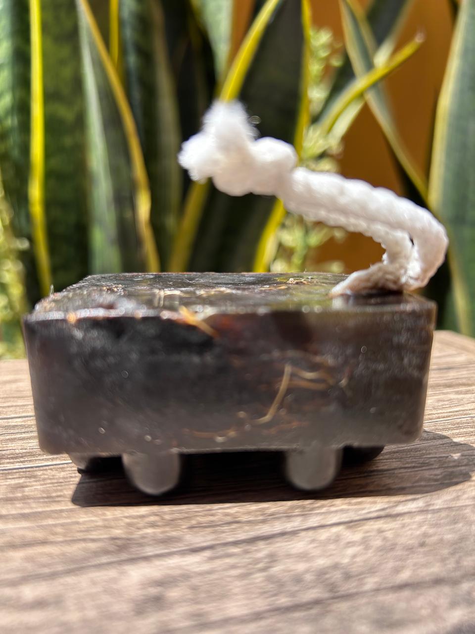 Jabón Exfoliante de Café y Cacao con Aceite de Mandarina