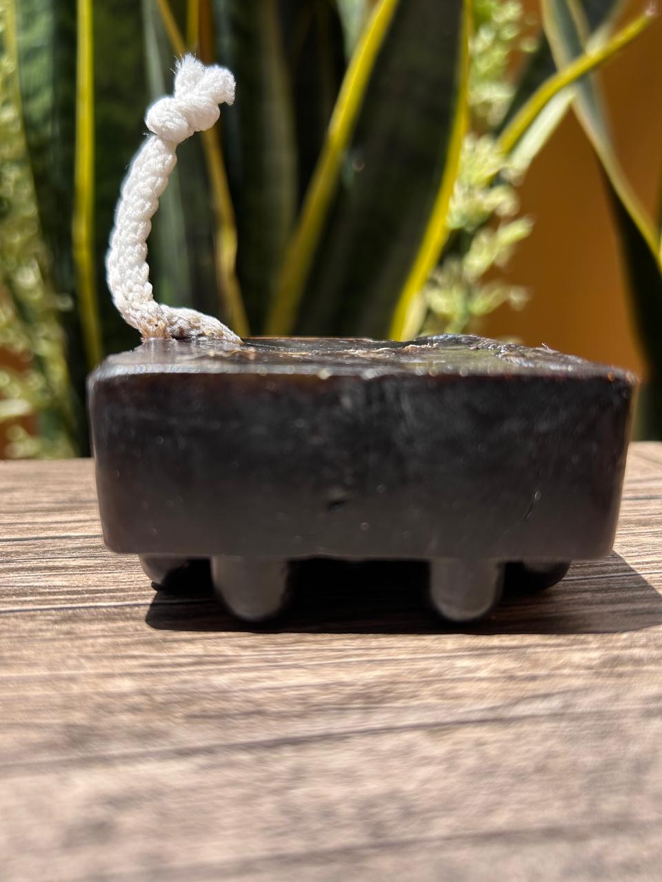 Jabón Exfoliante de Café y Cacao con Aceite de Mandarina