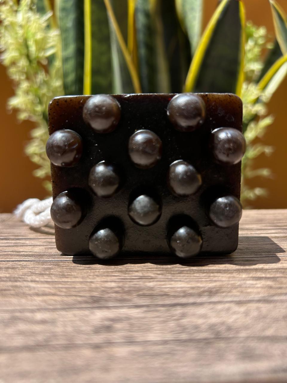 Jabón Exfoliante de Café y Cacao con Aceite de Mandarina