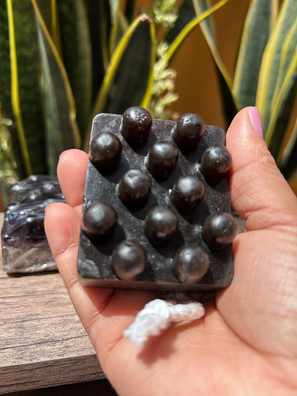 Jabón Exfoliante de Café y Cacao con Aceite de Mandarina